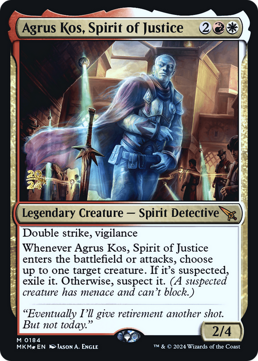 Agrus Kos, Spirit of Justice (PRE-184S) (Foil)