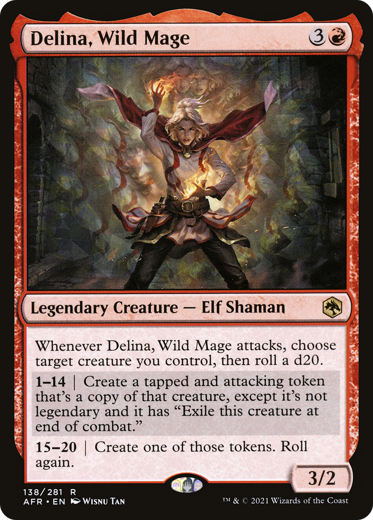 Delina, Wild Mage (AFR-138) (Foil)