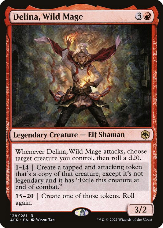 Delina, Wild Mage (AFR-138) (Foil)