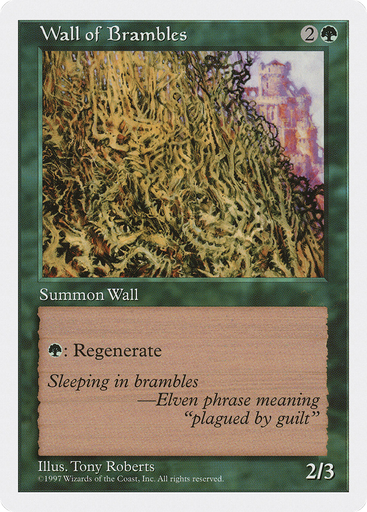Wall of Brambles (5ED-338)