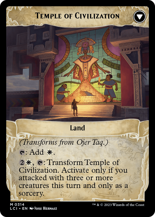 Ojer Taq, Deepest Foundation // Temple of Civilization (LCI-314) (Showcase) (Foil)