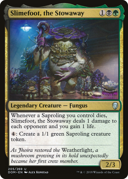 Slimefoot, the Stowaway (DOM-205) (Foil)