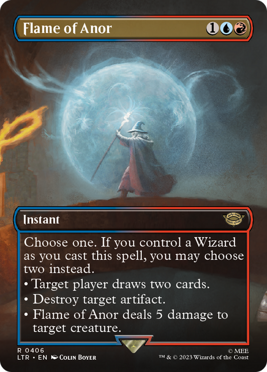 Flame of Anor (LTR-406) (Borderless) (Foil)