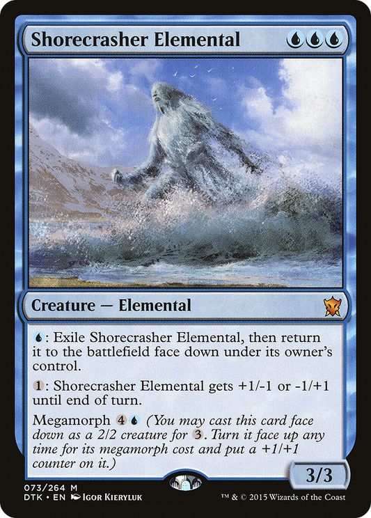 Shorecrasher Elemental (DTK-073) (Foil)