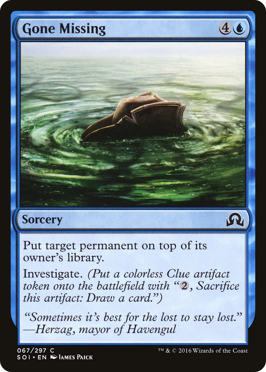 Gone Missing (SOI-067) (Foil)