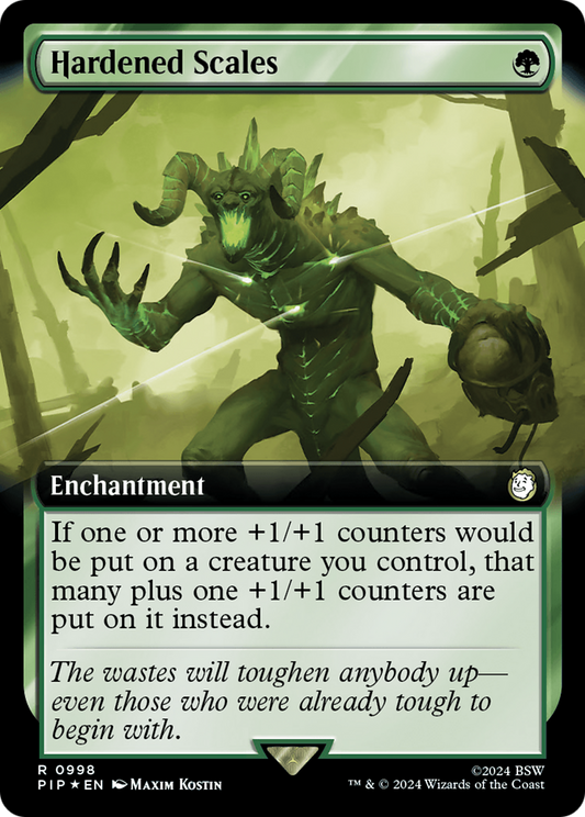 Hardened Scales (PIP-998) (Extended Art) (Surge Foil)