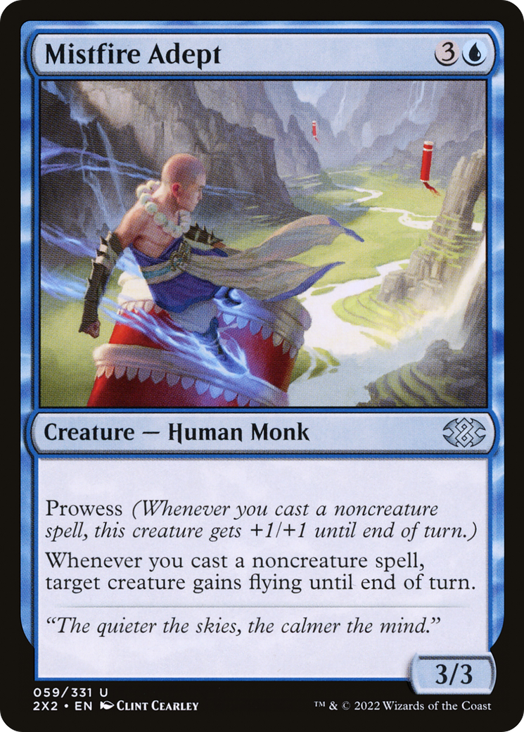 Mistfire Adept (2X2-059) (Foil)