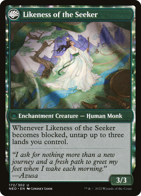 Azusa's Many Journeys // Likeness of the Seeker (NEO-172) (Foil)