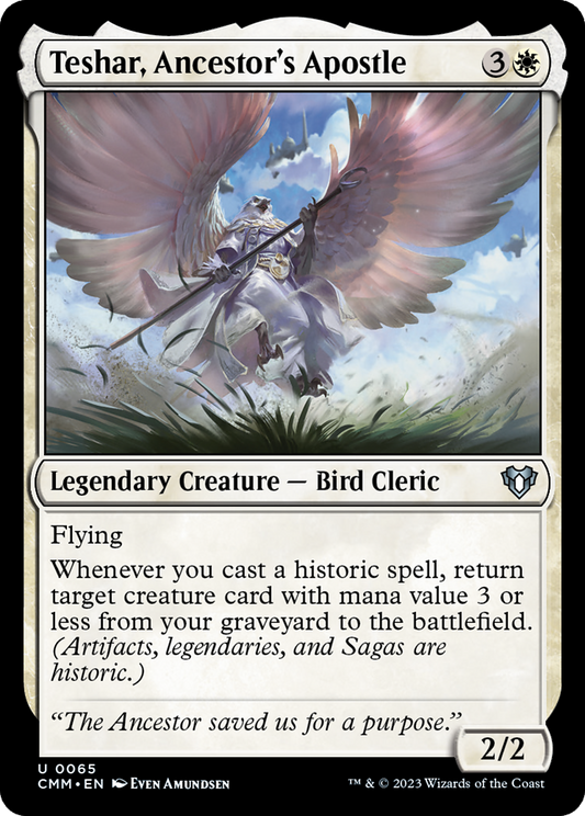 Teshar, Ancestor's Apostle (CMM-065) (Foil)