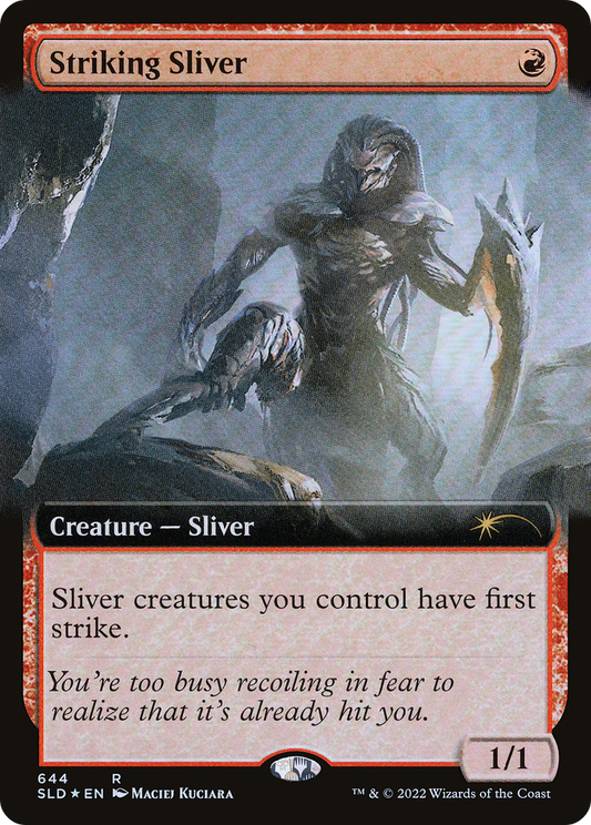 Striking Sliver (SLD-644) (Extended Art) (Foil)