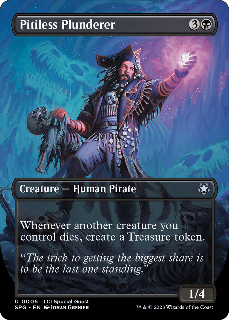 Pitiless Plunderer (SPG-005) (Borderless) (Foil)