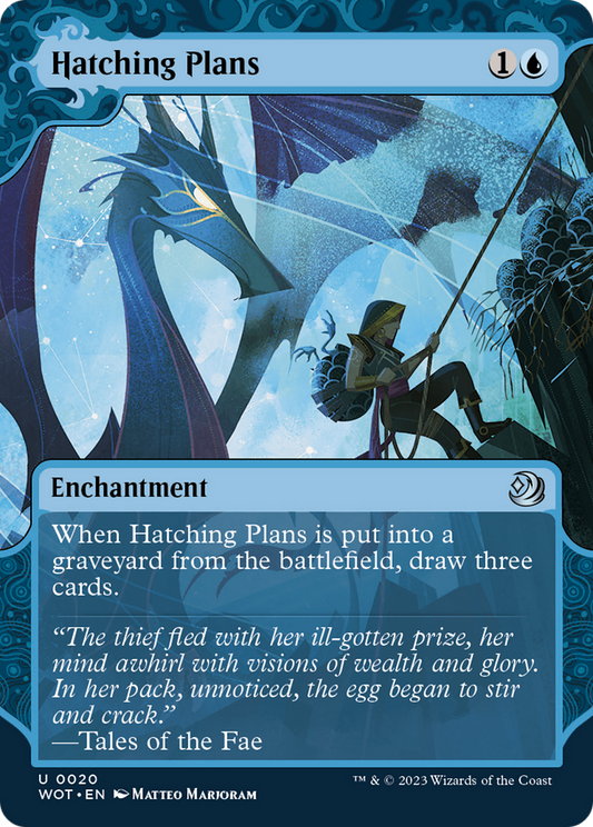 Hatching Plans (WOT-020) (Showcase) (Borderless) (Foil)