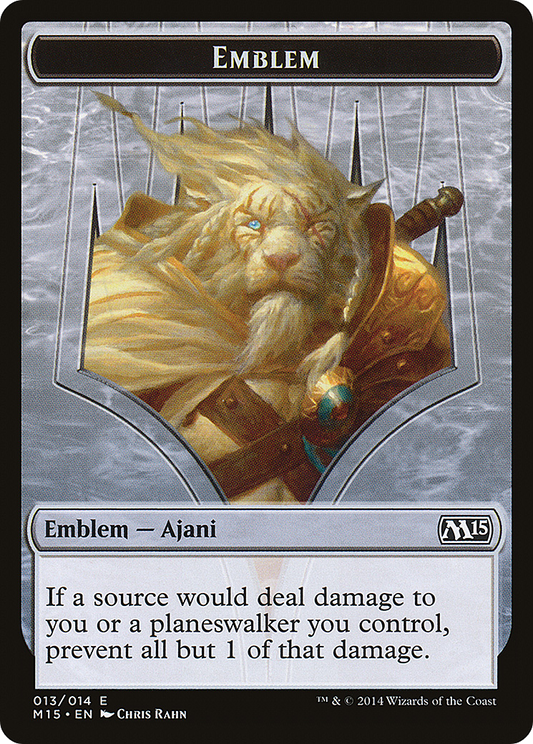 Ajani Steadfast Emblem (M15-013)