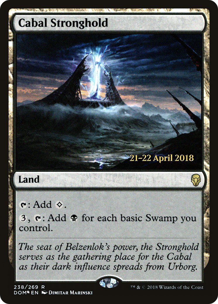 Cabal Stronghold (PRE-238S) (Foil)