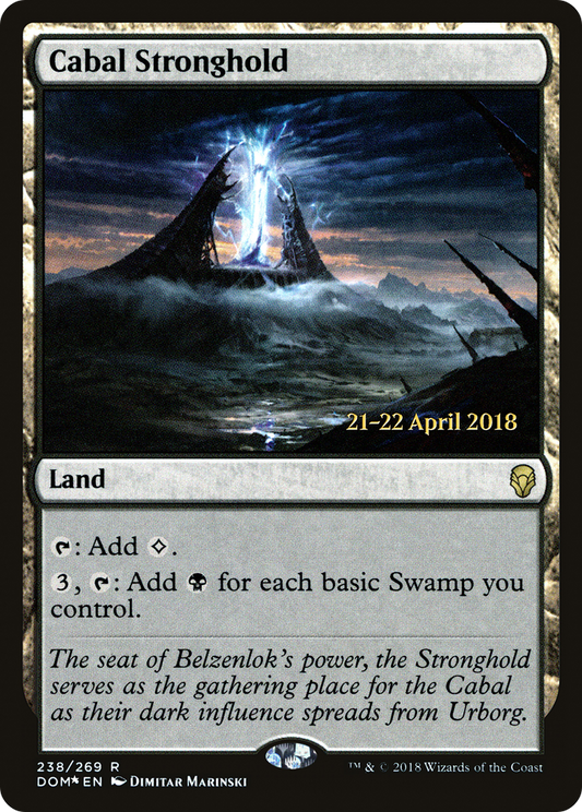 Cabal Stronghold (PRE-238S) (Foil)