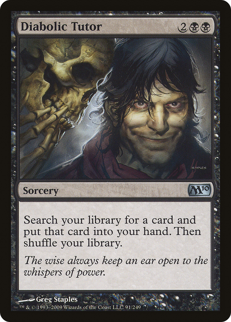 Diabolic Tutor (M10-091)