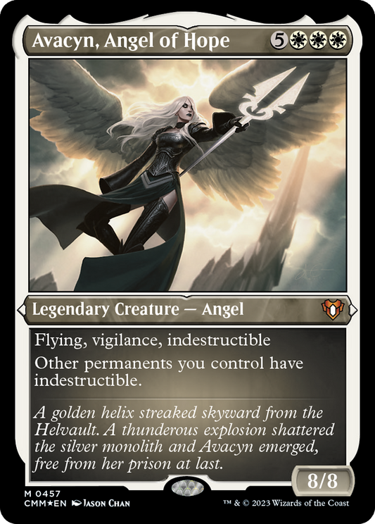 Avacyn, Angel of Hope (CMM-457) (Etched Foil)
