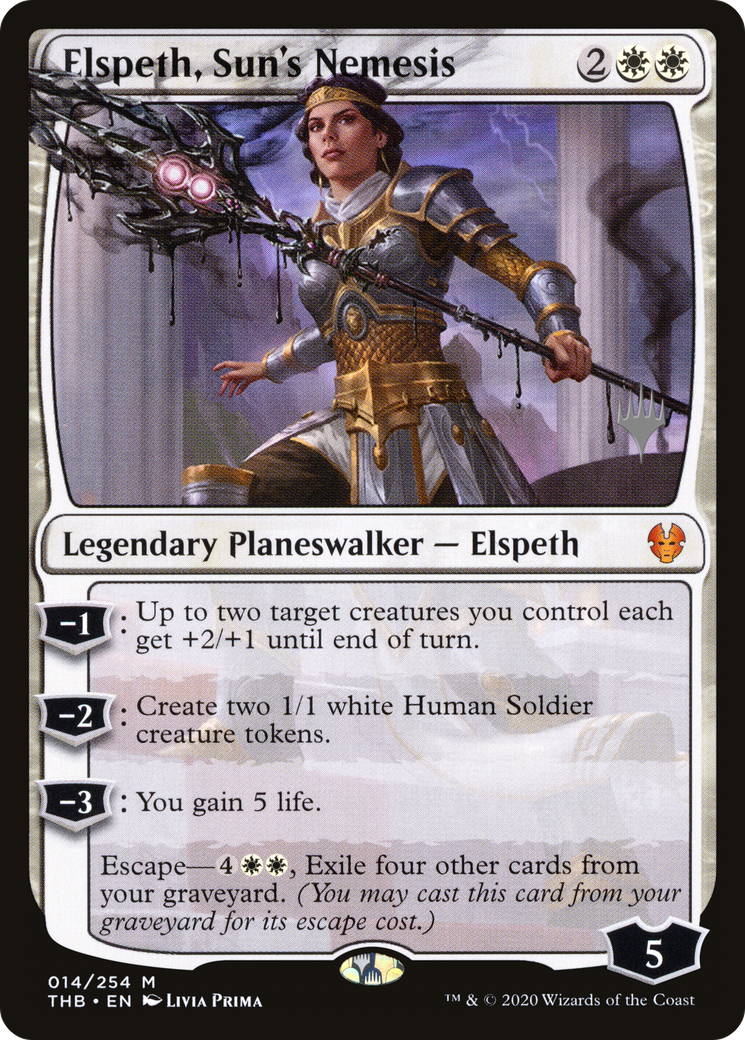 Elspeth, Sun's Nemesis (PPTHB-14P) (Foil)