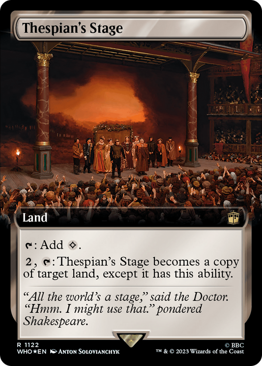 Thespian's Stage (WHO-1122) (Extended Art) (Surge Foil)