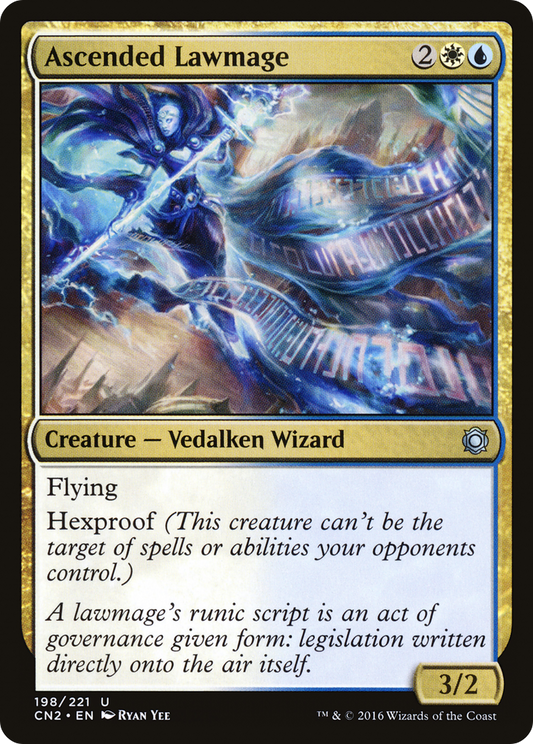 Ascended Lawmage (CN2-198) (Foil)