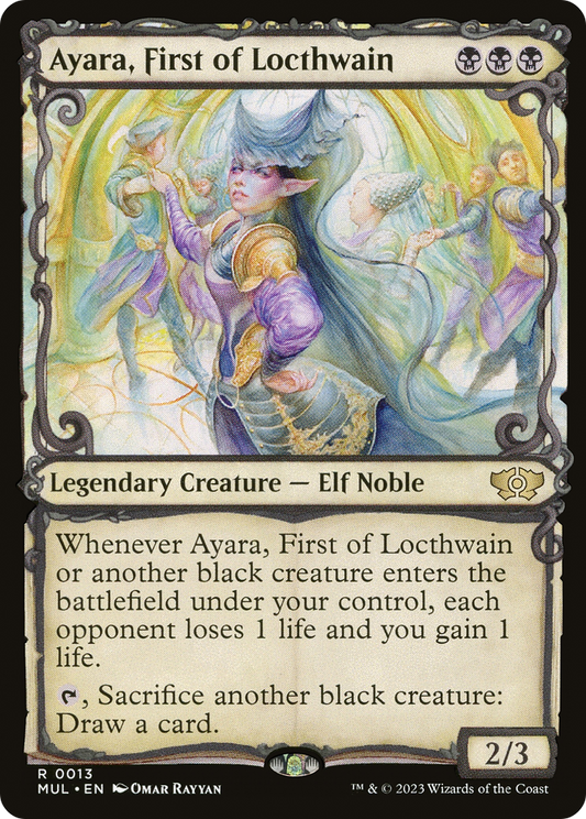 Ayara, First of Locthwain (MUL-013) (Showcase)