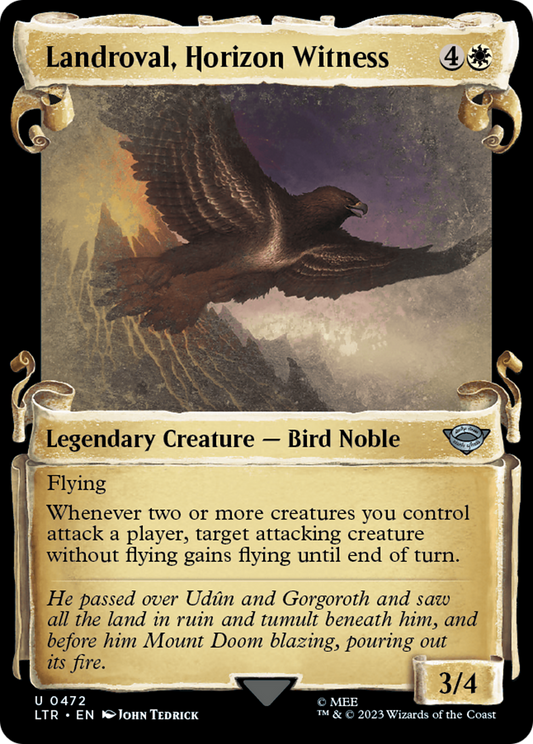 Landroval, Horizon Witness (LTR-472) (Showcase) (Scroll) (Foil)