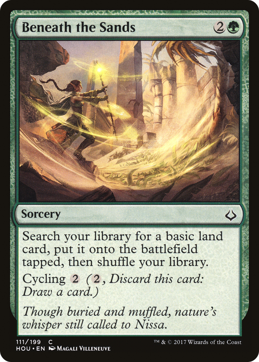 Beneath the Sands (HOU-111) (Foil)