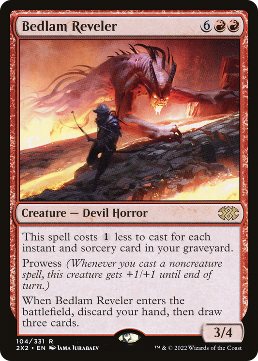 Bedlam Reveler (2X2-104) (Foil)