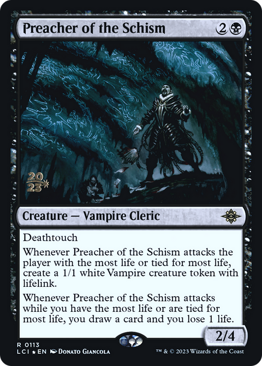 Preacher of the Schism (PRE-113S) (Foil)