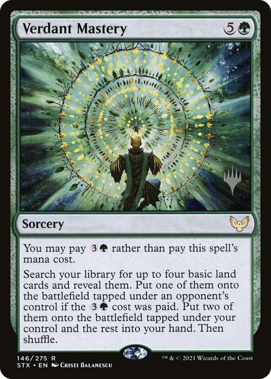 Verdant Mastery (PPSTX-146P) (Foil)