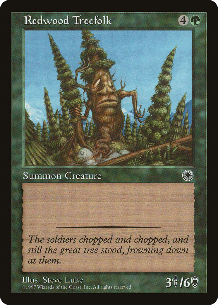 Redwood Treefolk (POR-183)