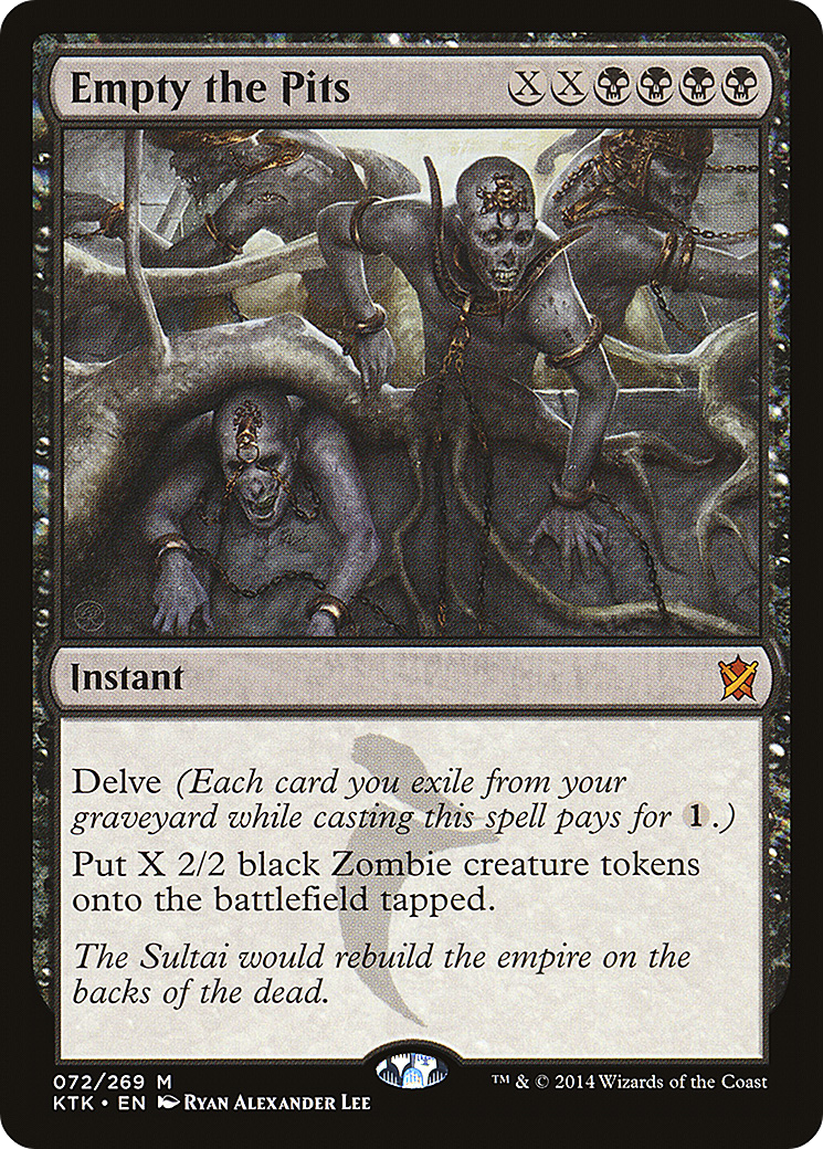 Empty the Pits (KTK-072) (Foil)