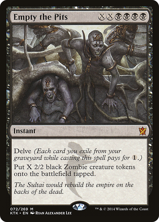 Empty the Pits (KTK-072) (Foil)