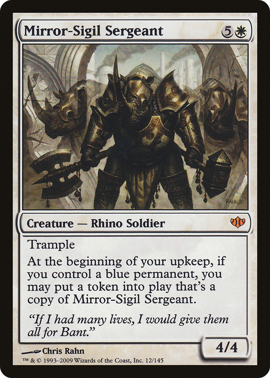 Mirror-Sigil Sergeant (CON-012) (Foil)