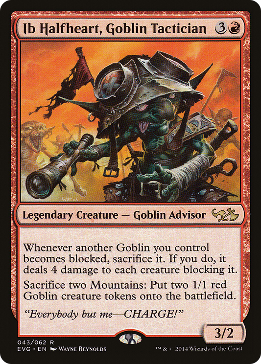 Ib Halfheart, Goblin Tactician (DD3-043)
