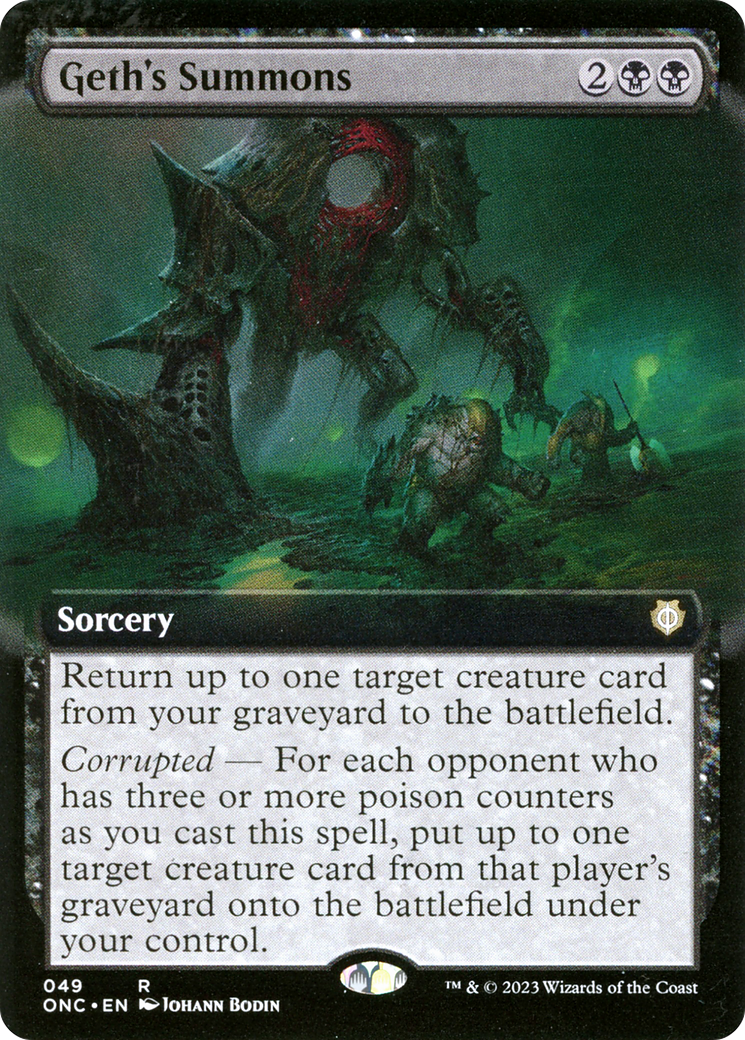 Geth's Summons (ONC-049) (Extended Art)