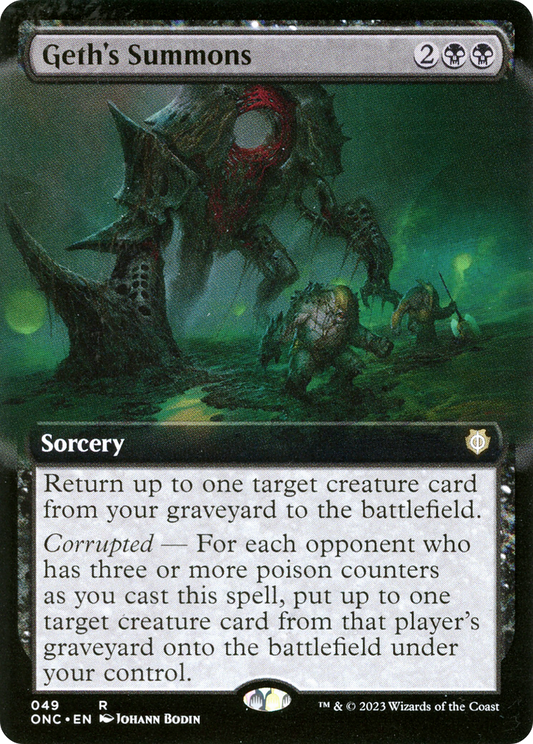 Geth's Summons (ONC-049) (Extended Art)