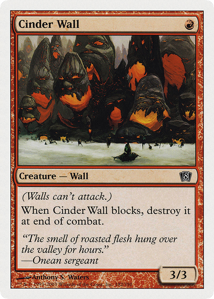 Cinder Wall (8ED-182)