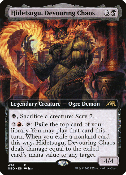 Hidetsugu, Devouring Chaos (NEO-454) (Extended Art) (Foil)