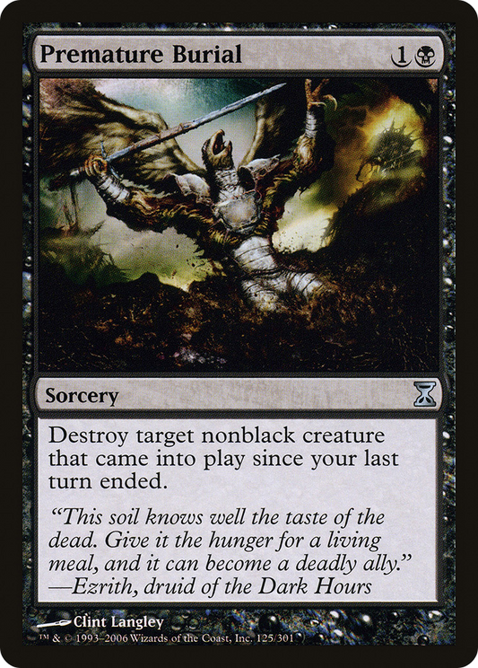 Premature Burial (TSP-125) (Foil)