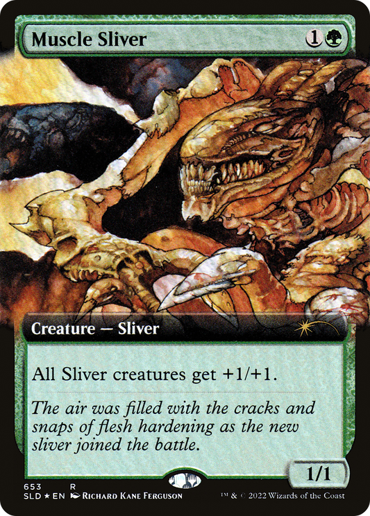 Muscle Sliver (SLD-653) (Extended Art) (Foil)
