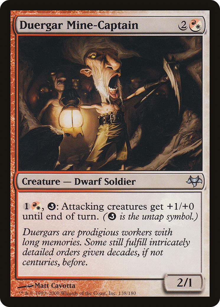 Duergar Mine-Captain (EVE-138) (Foil)