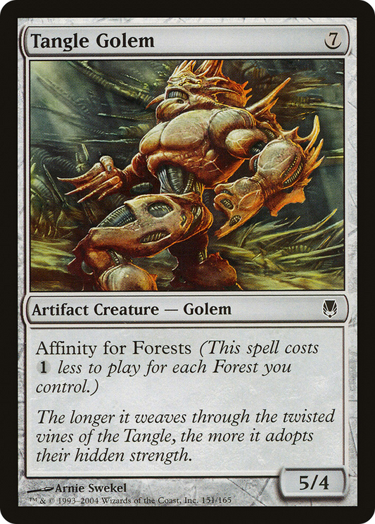 Tangle Golem (DST-151) (Foil)