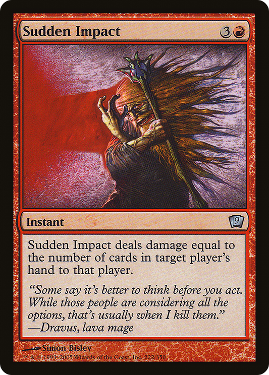Sudden Impact (9ED-222★) (Foil)