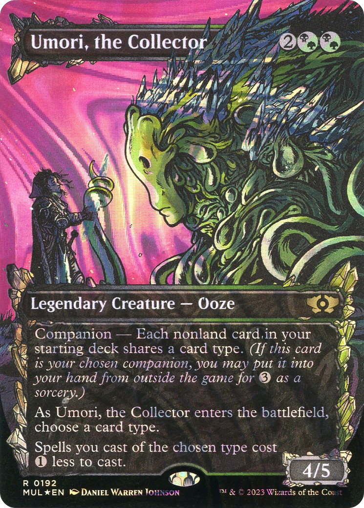 Umori, the Collector (MUL-192) (Showcase) (Borderless) (Halo Foil)