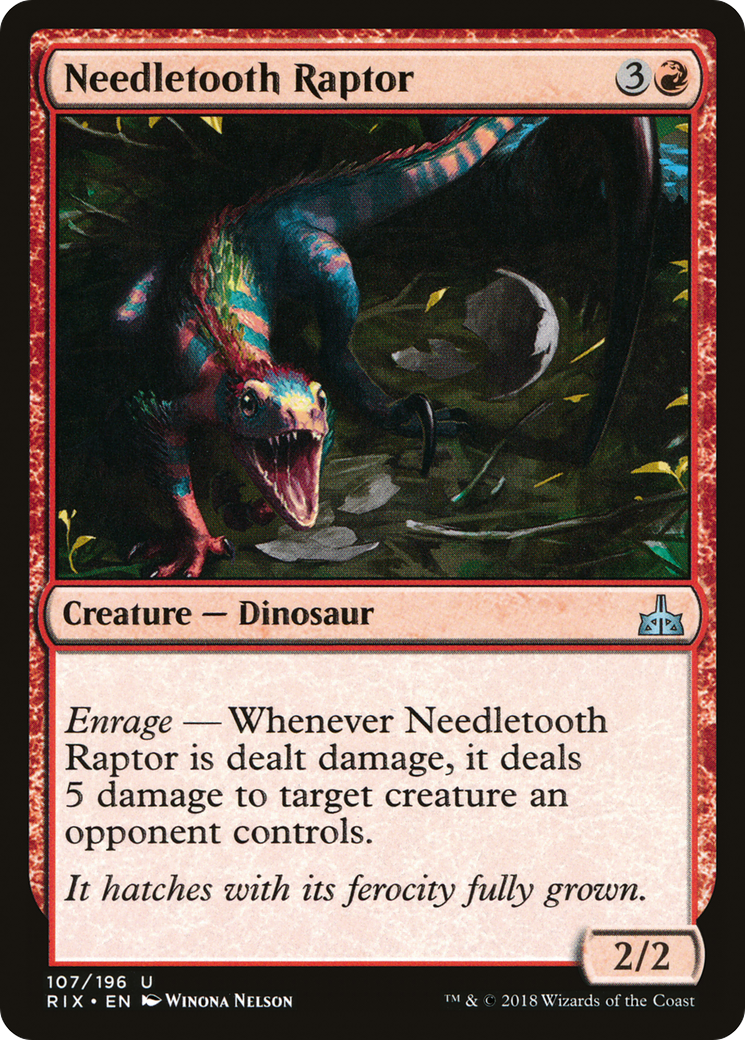 Needletooth Raptor (RIX-107) (Foil)