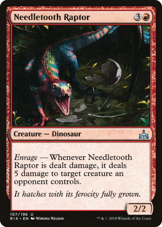 Needletooth Raptor (RIX-107) (Foil)