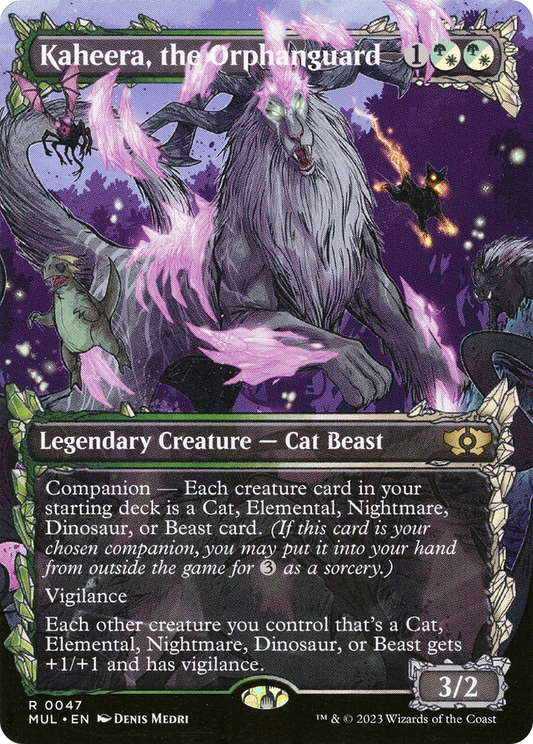 Kaheera, the Orphanguard (MUL-047) (Showcase) (Borderless) (Foil)