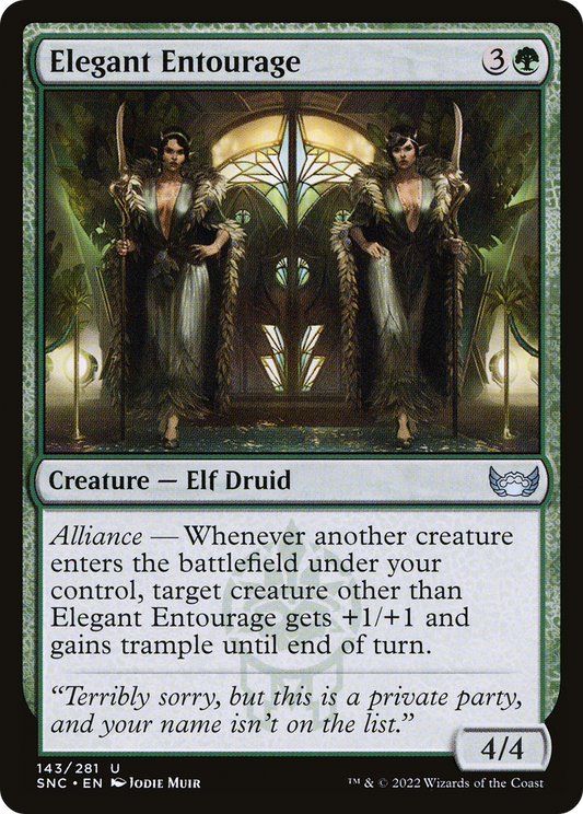 Elegant Entourage (SNC-143) (Foil)