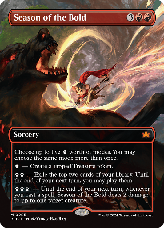 Season of the Bold (BLB-285) (Showcase) (Borderless) (Foil)